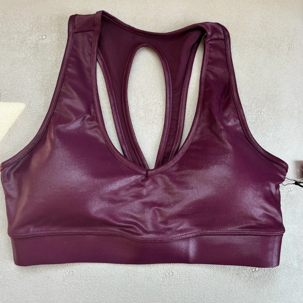 Carbon38 Action Bra 2.0 Takara Shine Pickled Beet Small NWT - Picture 7 of 11